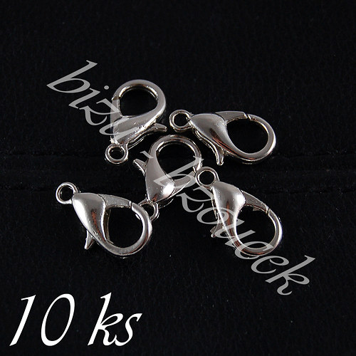 Platinová karabinka 12mm - 10ks — foto 1