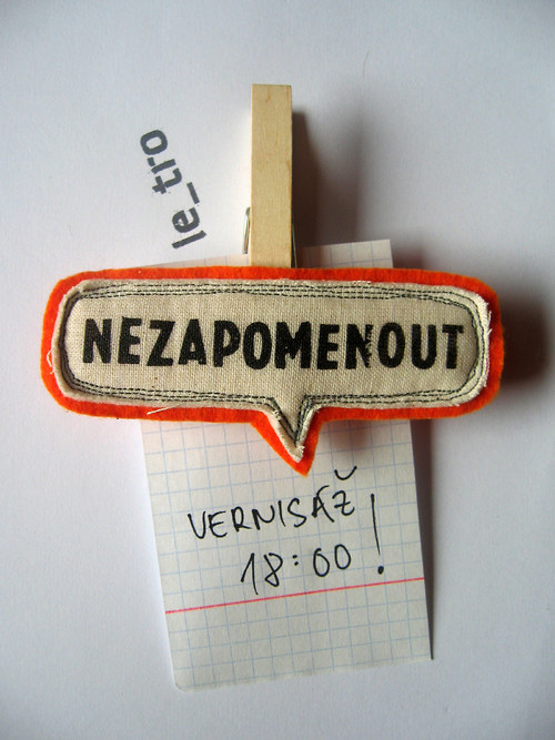 NEZAPOMENOUT kolíček — foto 1