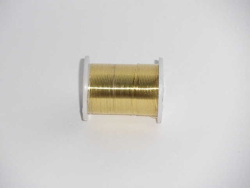 Drát bižuterní zlatý odstín 0,3mm - cca 10m