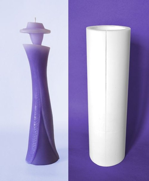 Forma na svíčky Lady - výška 30cm — foto 1