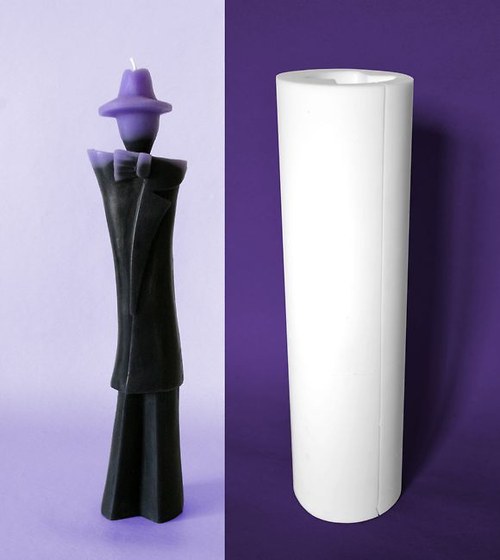 Forma na svíčky Gentleman - výška 30cm — foto 1