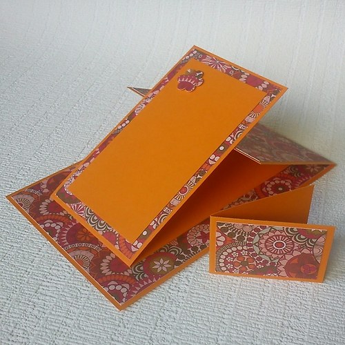 Přání rozkládací oranžové — foto 1