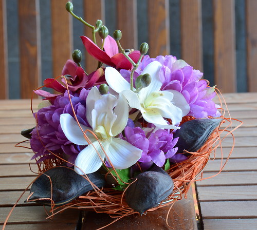 Hortenzie s orchidejí... — foto 1
