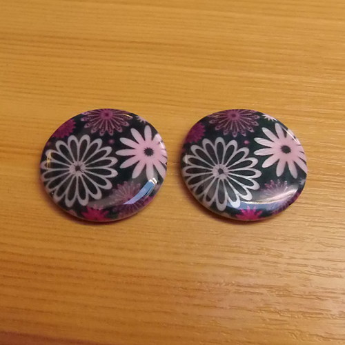 Perleťové placky 30 mm - 2 kusy