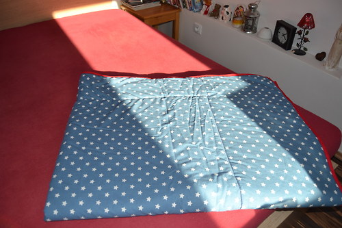 Modro -červená deka — foto 1