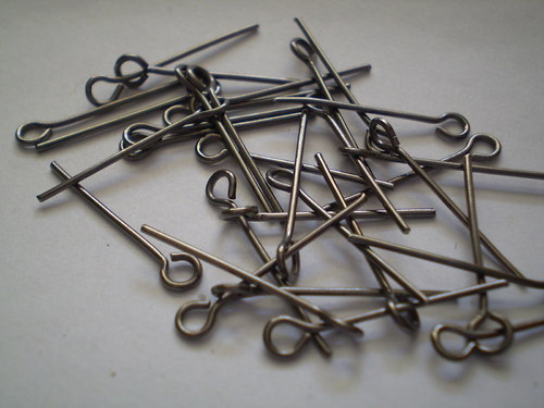 Ketlovací jehla gunmetal 20mm balení 100ks