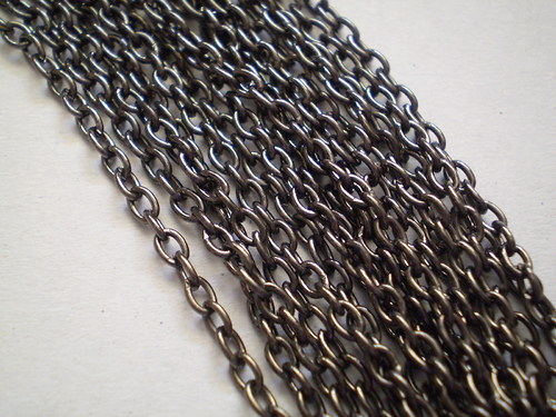 Řetízek gunmetal — foto 1