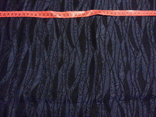 Modročerný polyester — foto 1