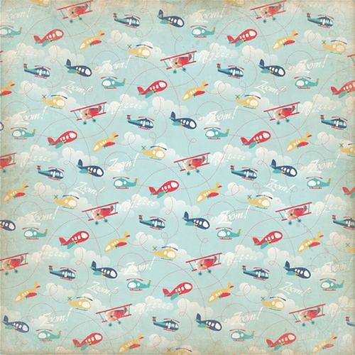 Oboustranný papír Soaring Planes — foto 1