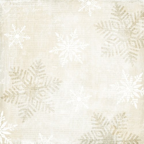 T Collins Scrapbooková čtvrtka Snowflakes — foto 1