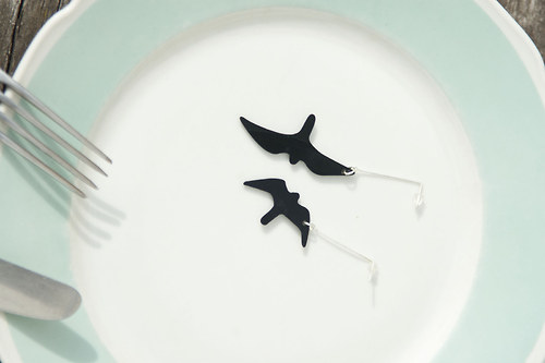 Náušnice Blk Birds — foto 1