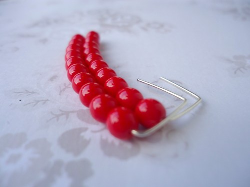 Náušnice "Red Berries" — foto 1