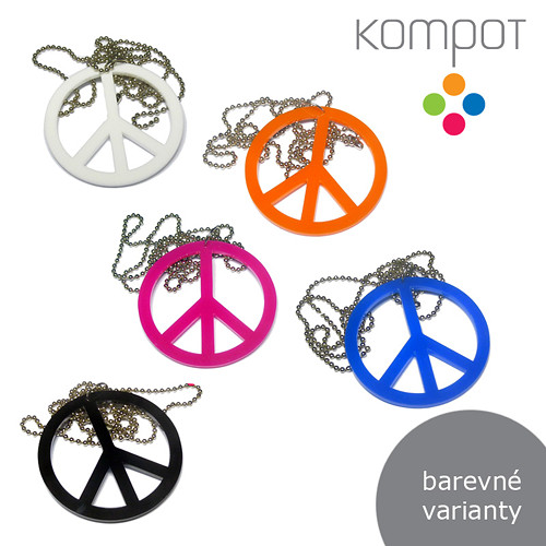 PEACE náhrdelník :: více barev