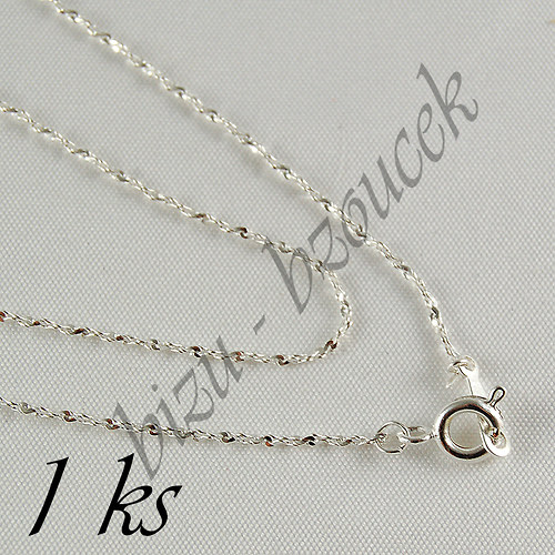 Jemný hadí řetízek K - 1ks — foto 1