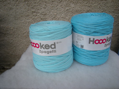 Hoooked zpagetti, tyrkysová — foto 1