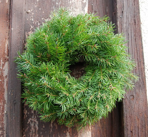 Věneček - adventní z jedle — foto 1