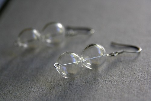 Naušnice Crystal twins — foto 1