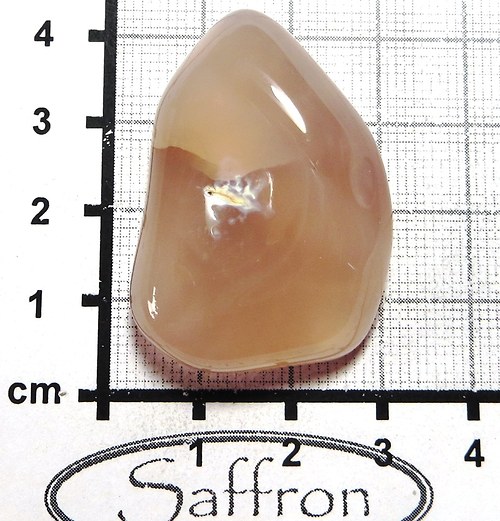 Růžový chalcedon -tromlovaný č.1 — foto 1
