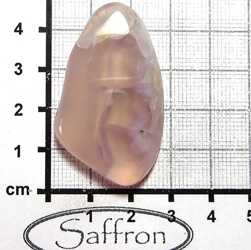 Růžový chalcedon -tromlovaný č.3 — foto 1