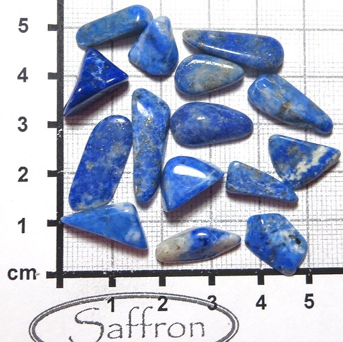 Lapis lazuli - přírodní; set č.1 — foto 1
