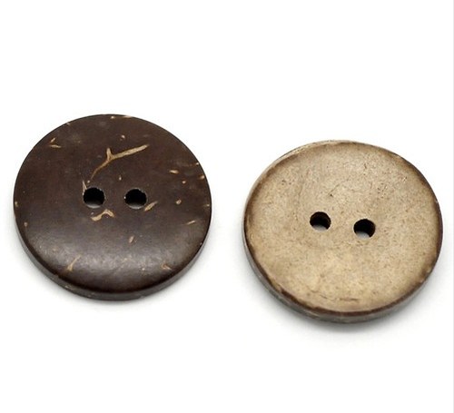 Kokosový knoflík 20 mm 2ks