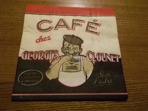 Ubrousek na decoupage - café Georges — foto 1