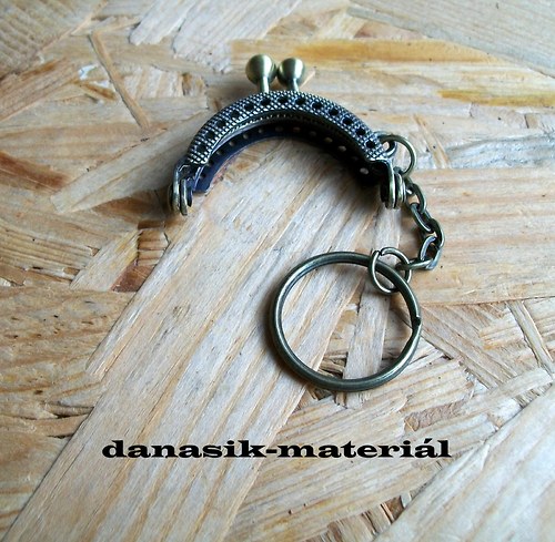 RÁMEČEK NA KLÍČENKU BRONZOVÝ - 4 cm — foto 1