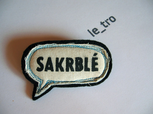 Brož SAKRBLÉ — foto 1