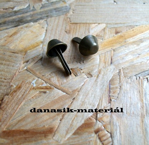 Nožičky Na Tašky - Bronzové 12 Mm