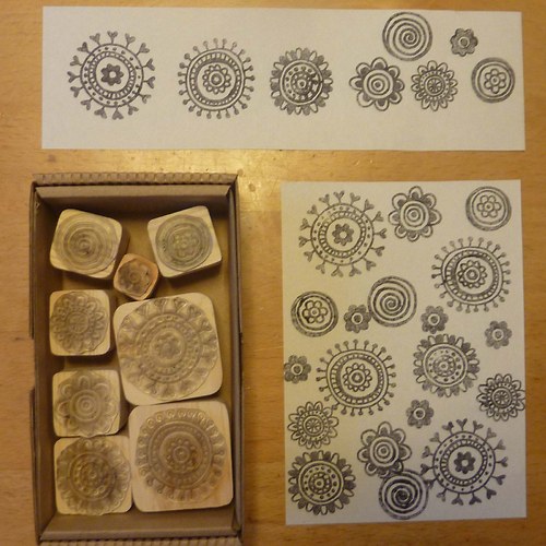 Razítka sada ornamentů — foto 1