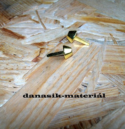 NOŽIČKY NA TAŠKY - ZLATÉ 10 MM
