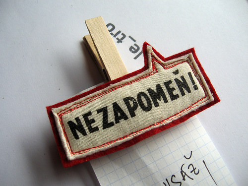 NEZAPOMEŇ! kolíček — foto 1