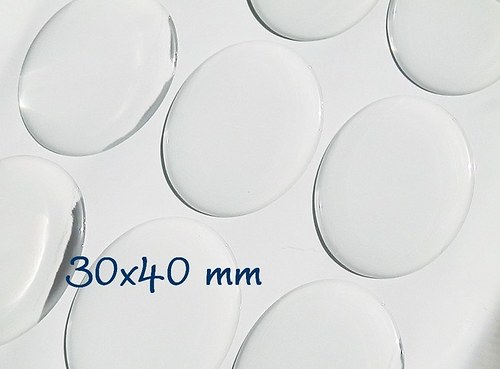 Epoxy čočky ∅30x40mm / 2ks — foto 1