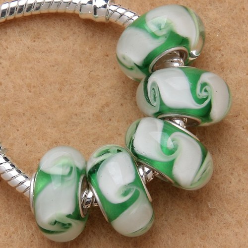 Pandorka s jednotným středem! 14x7mm na řetízek