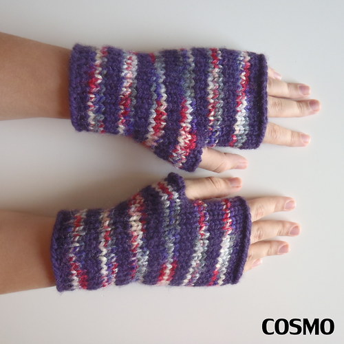 50 % sleva-Basic- fialové pruhy — foto 1