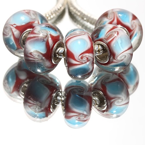 Pandorka s jednotným středem! 14x7mm na řetízek