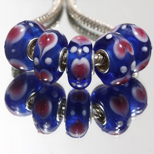 Pandorka s jednotným středem! 14x7mm na řetízek