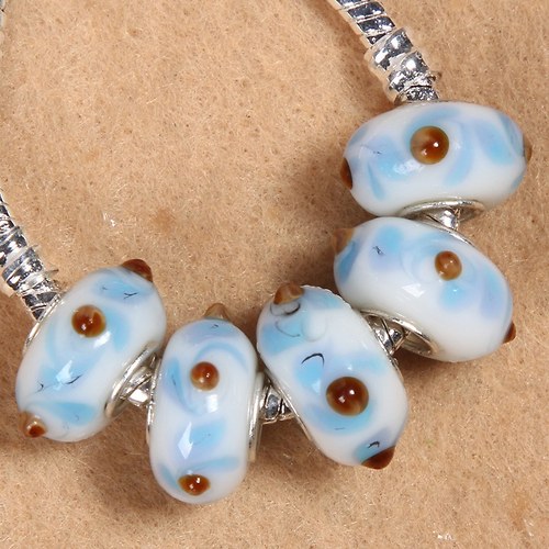 Pandorka s jednotným středem! 14x7mm na řetízek
