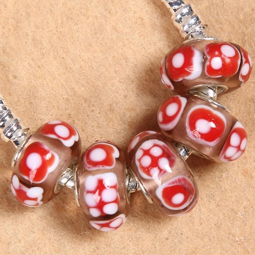 Pandorka s jednotným středem! 14x7mm na řetízek