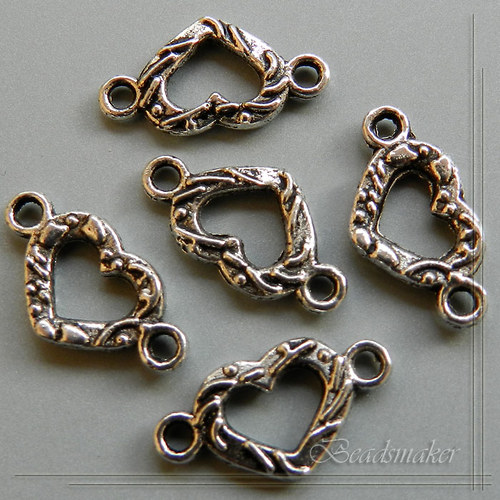 Konektor Srdce 15,9x8,5mm - 5 ks