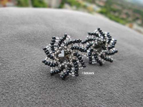VÝPRODEJ - Fleuretky Jet Hematite — foto 1