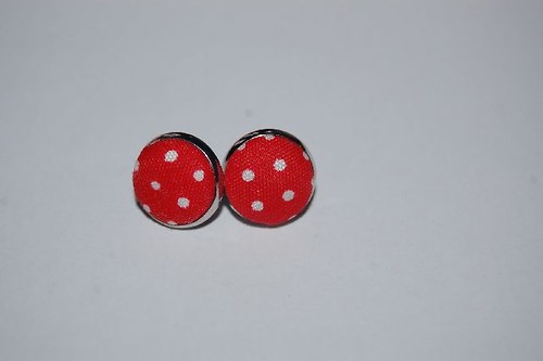 Buttonkové náušnice — foto 1