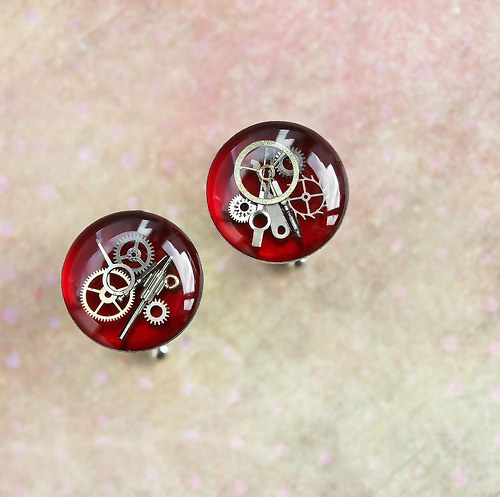 Manžetové knoflíčky /red/ — foto 1