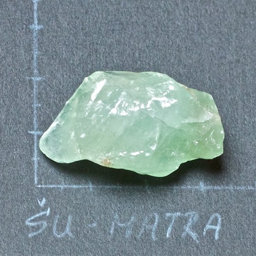 Kalcit zelený- surový — foto 1