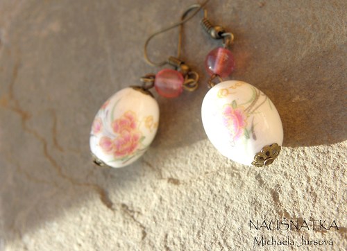 Porcelánová paráda - náušničky — foto 1