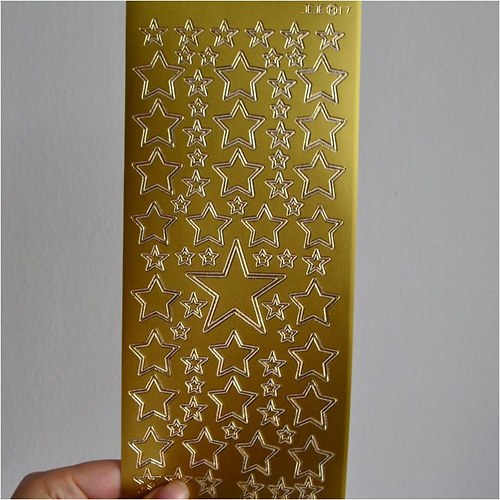 Nálepky (hvězdy) 10x23cm — foto 1