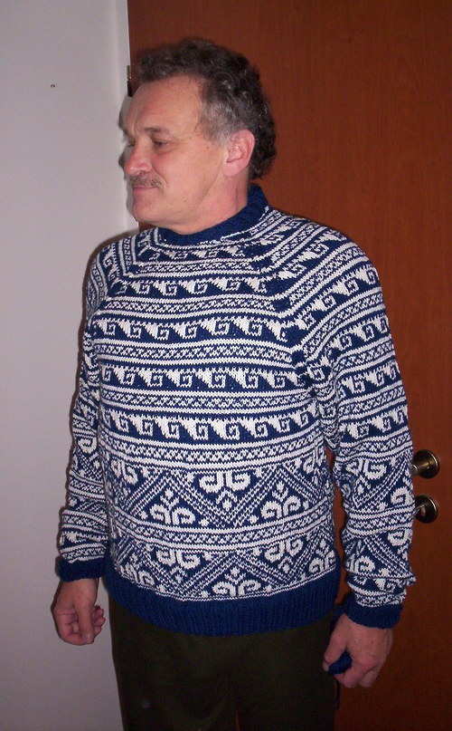 Pánský svetr z merina — foto 1