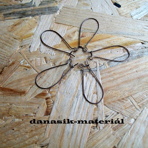 MĚDĚNÉ ZAVÍRACÍ NÁUŠNICE - 3 páry — foto 1