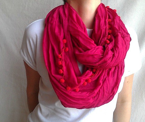 Maxišála Fuchsia — foto 1
