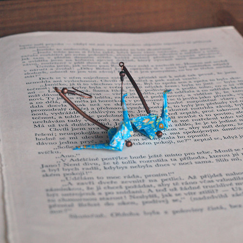 Origami jeřábci.... tyrkysoví — foto 1